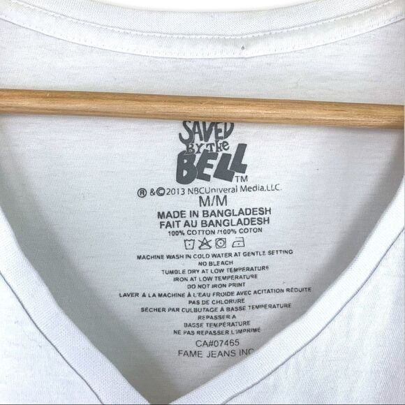 Saved by the Bell 100% Cotton Graphic T Shirt - Picture 5 of 6